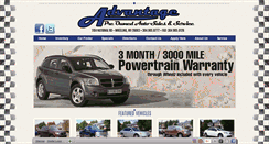 Desktop Screenshot of advantageautos.net